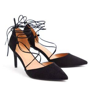 Torrid - Women's Lace Up Black Heels - NWT (9.5WW)